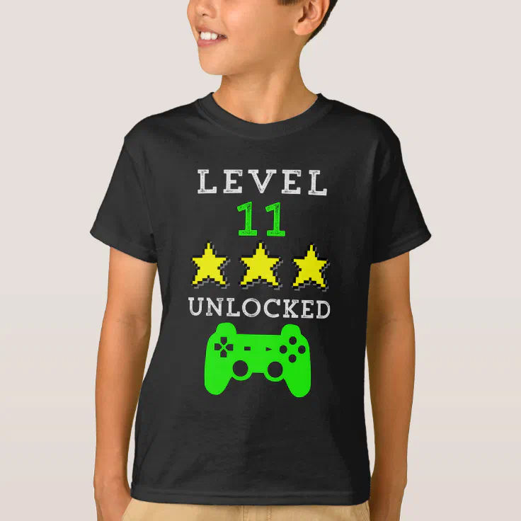 11 year old boy birthday shirt Clearance