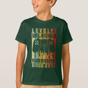 Level 12 happy birthday 2010 t shirt