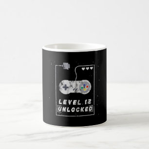 Level 12 Unlocked 12th Birthday Coffee Mug
