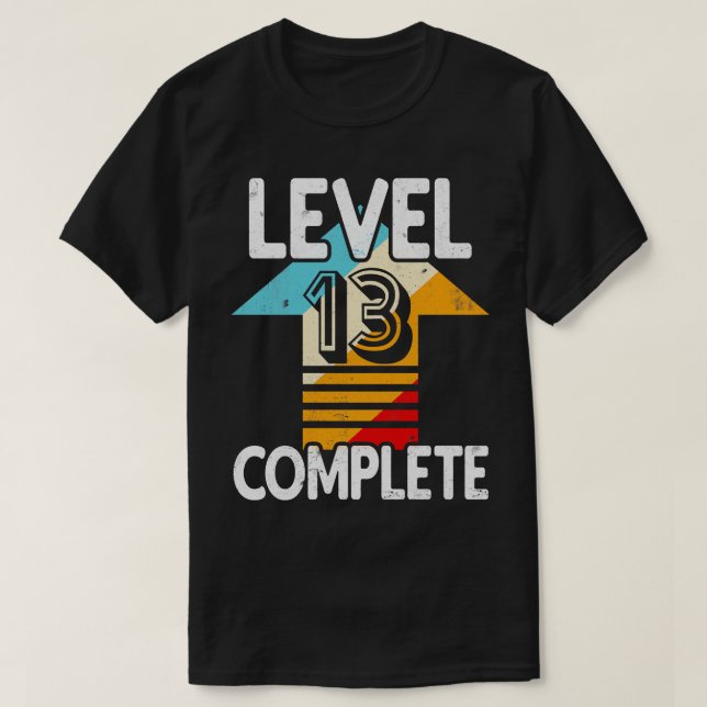 Level 13 complete Birthday T-Shirt (Design Front)