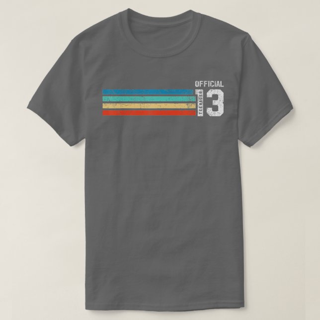 Level 13 Unlocked  13th Video  Birthday Gift  (133 T-Shirt (Design Front)