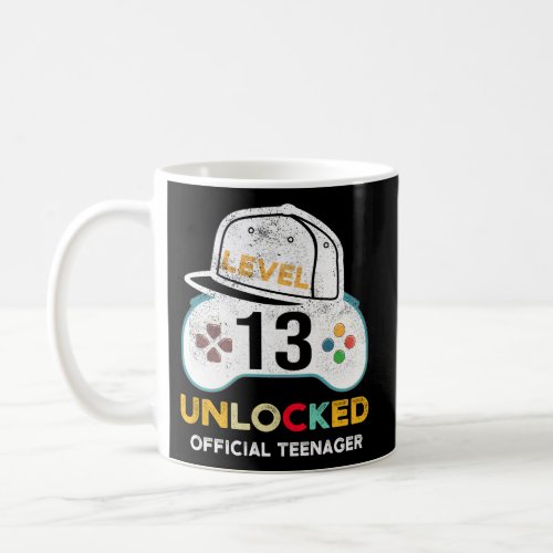 Level 13 Unlocked Official Nager 13Th Gamer Coffee Mug