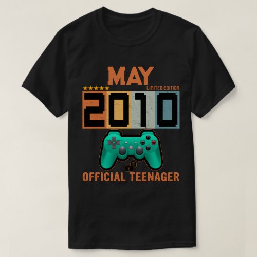 Level 13 Unlocked Official Teenager 2010_Birthday T_Shirt