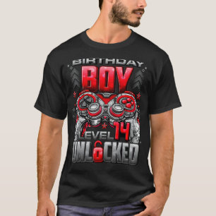 Level 14 Unlocked Awesome Since 2008 14th Birthday T-Shirt