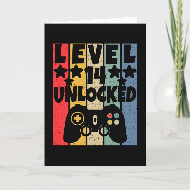 Level 14 Unlocked Card (Front)