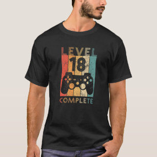 Level 18 Complete 18Th Wedding Anniversary   18Th T-Shirt