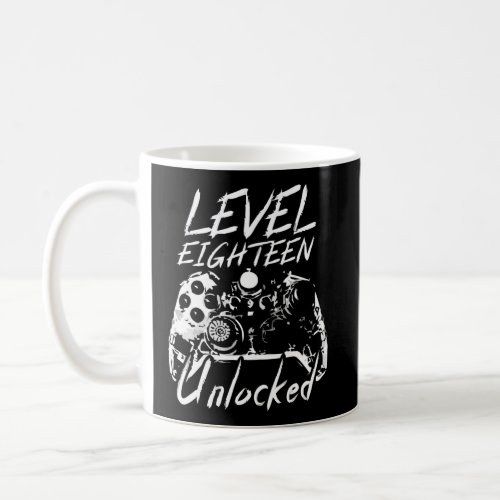 Level 18 Unlocked Boys 18Th Birthday 18 Year Old G Coffee Mug