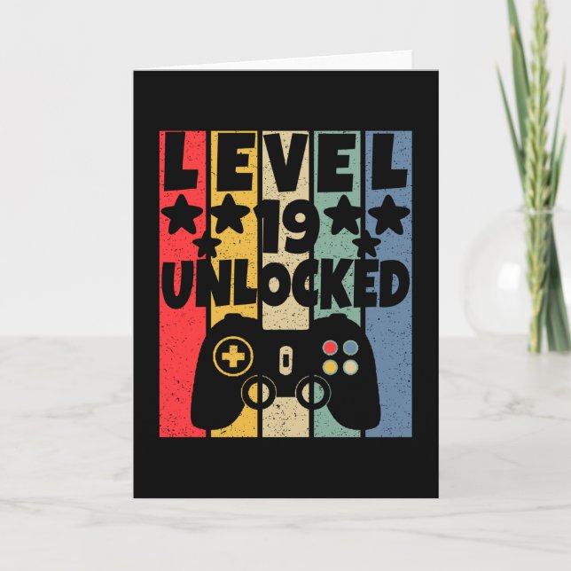 Level 19 Unlocked Card (Front)
