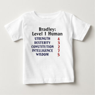 Level 1 Human Personalized  Baby T-Shirt