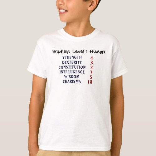 Level 1 Human Personalized T_Shirt