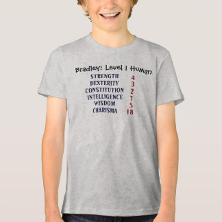 Level 1 Human Personalized Tri-Blend Shirt