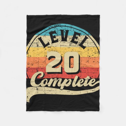Level 20 Complete Gamer Tee 20th Wedding Anniversa