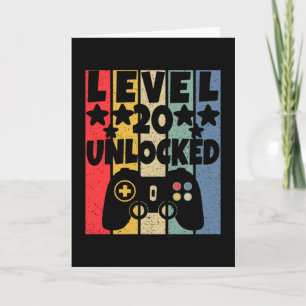 Level 20 Unlocked Card