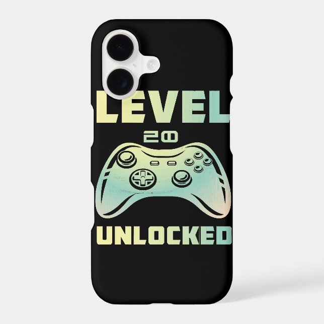 level 20 unlocked iphone case (Back)