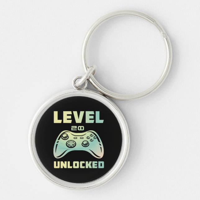 level 20 unlocked keychain (Front)