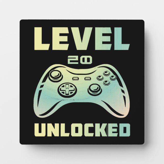 level 20 unlocked plaque (Front)