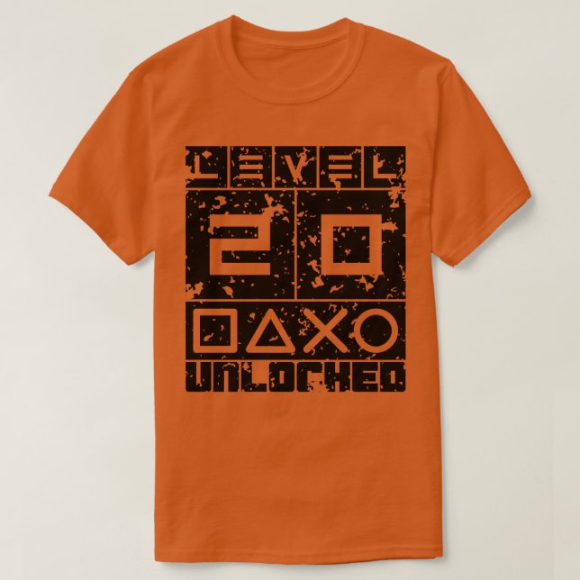 Level 20 unlocked T-Shirt (Design Front)