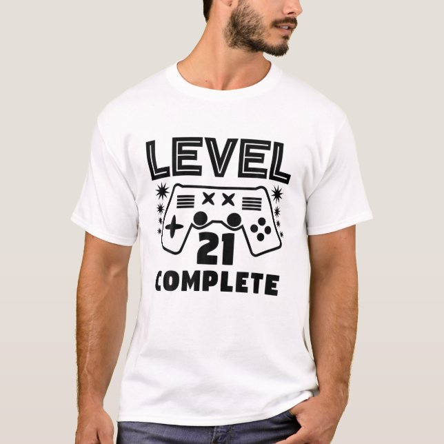 Level 21 Complete Gaming T T-Shirt (Front)