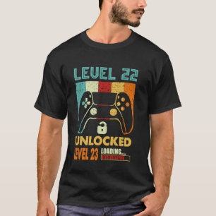 Level 22 Unlocked Level 23 Loading Awesome 22nd Bi T-Shirt