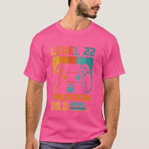 Level 22 Unlocked Level 23 Loading Vintage 22nd Bi T-Shirt