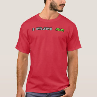 Level 25 Unlocked Awesome Since 998 25th Birthday T-Shirt