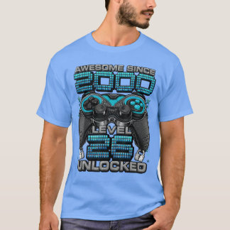 Level 26 Unlocked Awesome Since 2000 26th Birthday T-Shirt