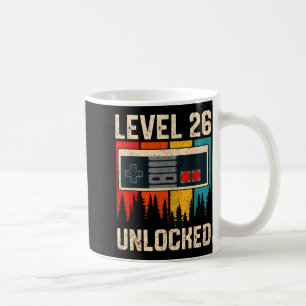 Level 26 Unlocked Video Game Controller Birthday M Coffee Mug