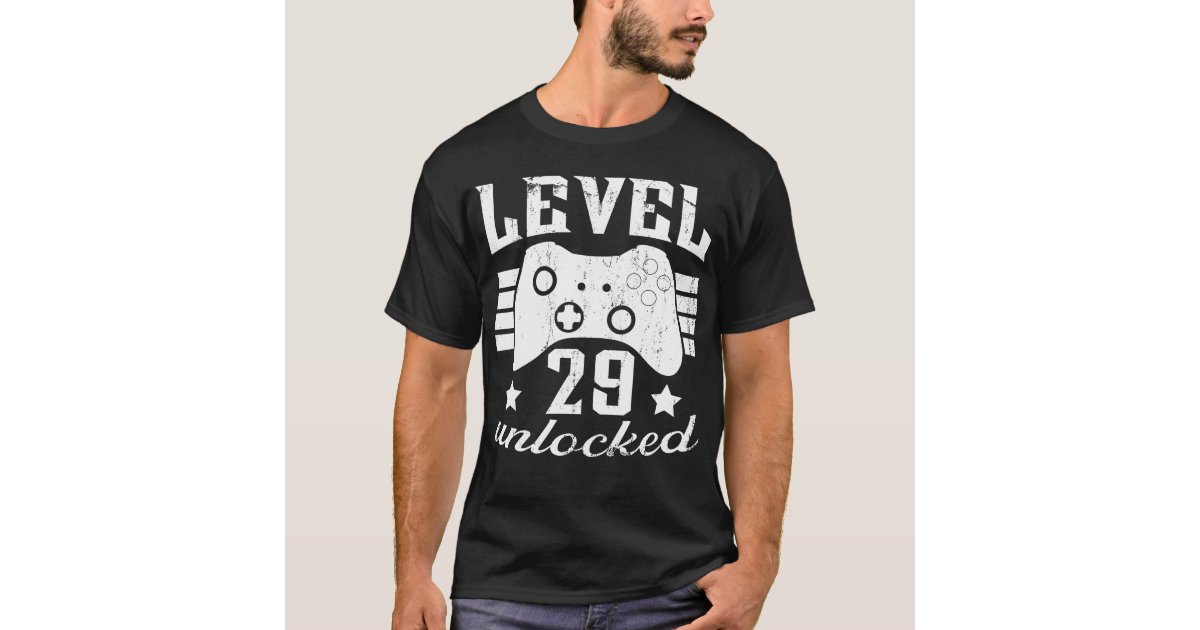 VTMMO Level 29 Unlocked Over The Hill Gamer The 29th Birthday Gift Unisex Tank