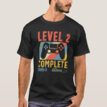 Level 2 Complete 2 Anniversary 2Nd Wedding Anniver T-Shirt<br><div class="desc">Level 2 Complete 2 Anniversary 2nd Wedding Anniversary Funny</div>