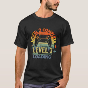 Level-2 Complete-2 Anniversary 2Nd Wedding Anniver T-Shirt