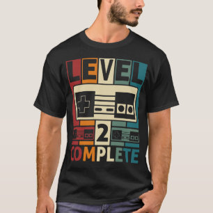 Level 2 Complete Vintage Wedding Anniversary Gift T-Shirt