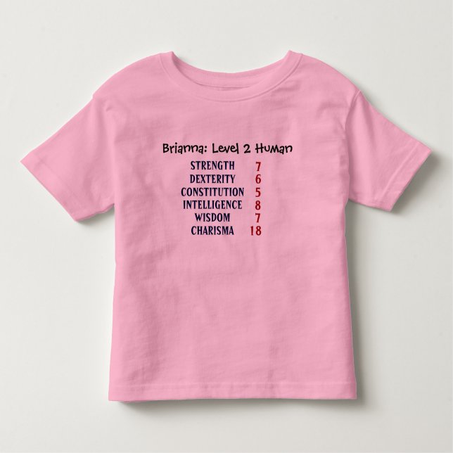 Level 2 Human Toddler T-shirt (Front)