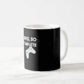 Level 30 Complete Funny Gamer Birthday Graphic Coffee Mug (Front Right)