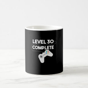 Level 30 Complete Funny Gamer Birthday Graphic Coffee Mug