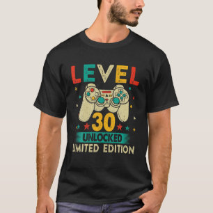 Level 30 Unlocked Game Controler 30H Birthday Gift T-Shirt