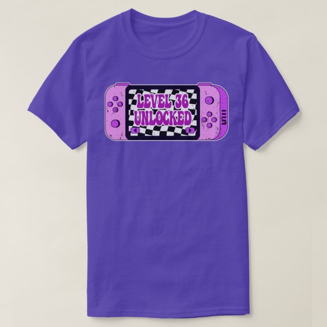 Level 36 Unlocked T-Shirt (Design Front)