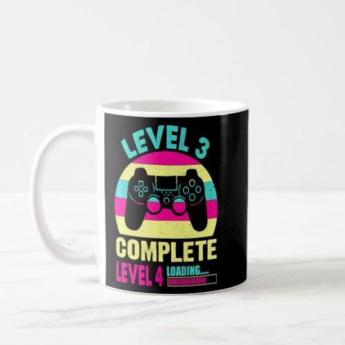 Level 3 Complete Funny Gamer Girl 3rd Wedding Anni Coffee Mug