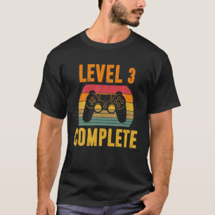Level 3 Complete Vintage Celebrate 3Rd Wedding Ann T-Shirt