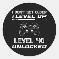 Level 40 Unlocked Gamer 40th Birthday Gift Greeting Card for Sale by  Alfalfalfa90