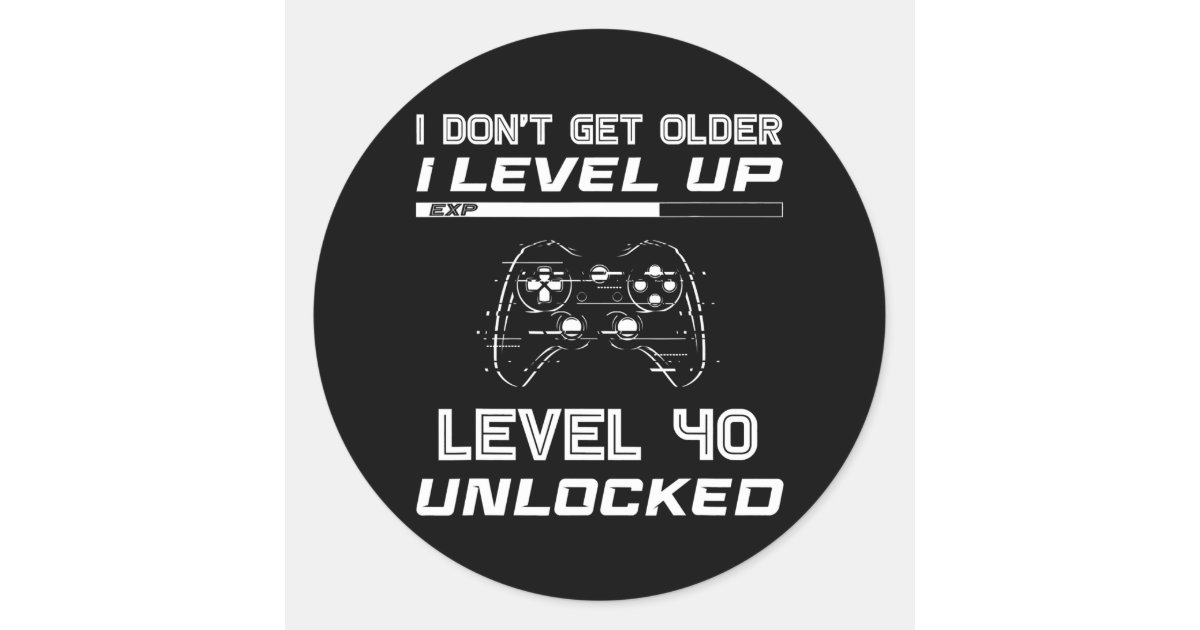 Level 40 Unlocked Gamer 40th Birthday Gift Greeting Card for Sale by  Alfalfalfa90