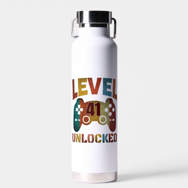 LEVEL 41 UNLOCKED   WATER BOTTLE (Front)