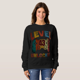 LEVEL 43 UNLOCKED  SWEATSHIRT