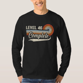 Level 46 Complete 46th Wedding Aniversary For Him T-Shirt