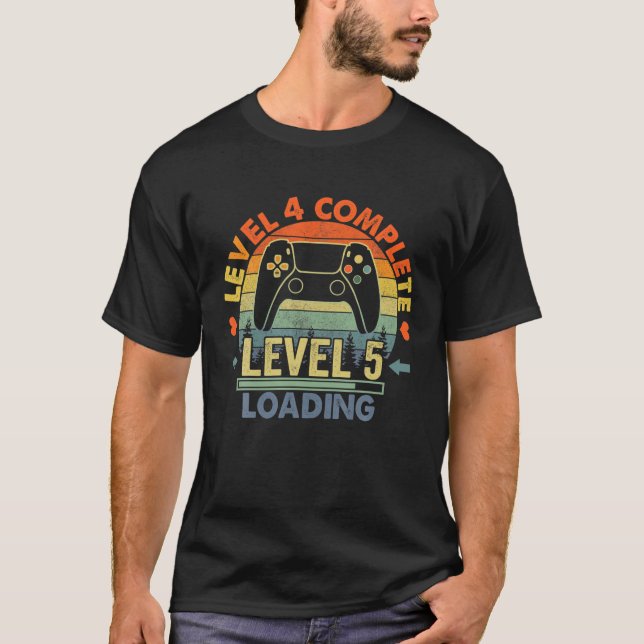 Level 4 Complete 4 Anniversary Gift 4Th Wedding An T-Shirt (Front)