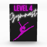 Level 4 Gymnast Photo Block