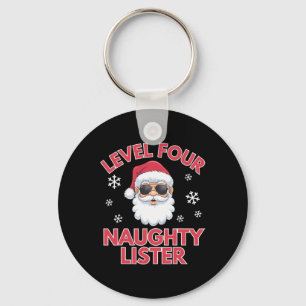 Level 4 Naughty Lister - Level Four Naughty Lister Keychain