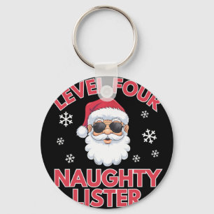 Level 4 Naughty Lister - Level Four Naughty Lister Keychain