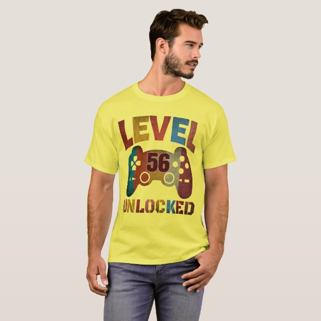 LEVEL 56 UNLOCKED  T-Shirt (Front Full)