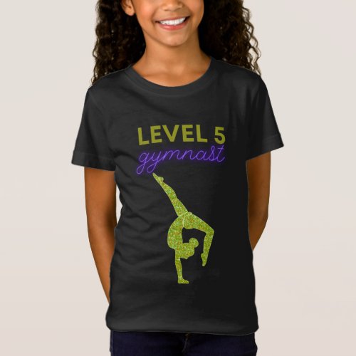 Level 5 Gymnast Going For Gold T_Shirt