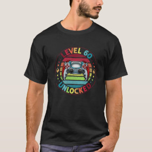 Level 60 Unlocked Awesome Since 1961 60Th Birthday T-Shirt